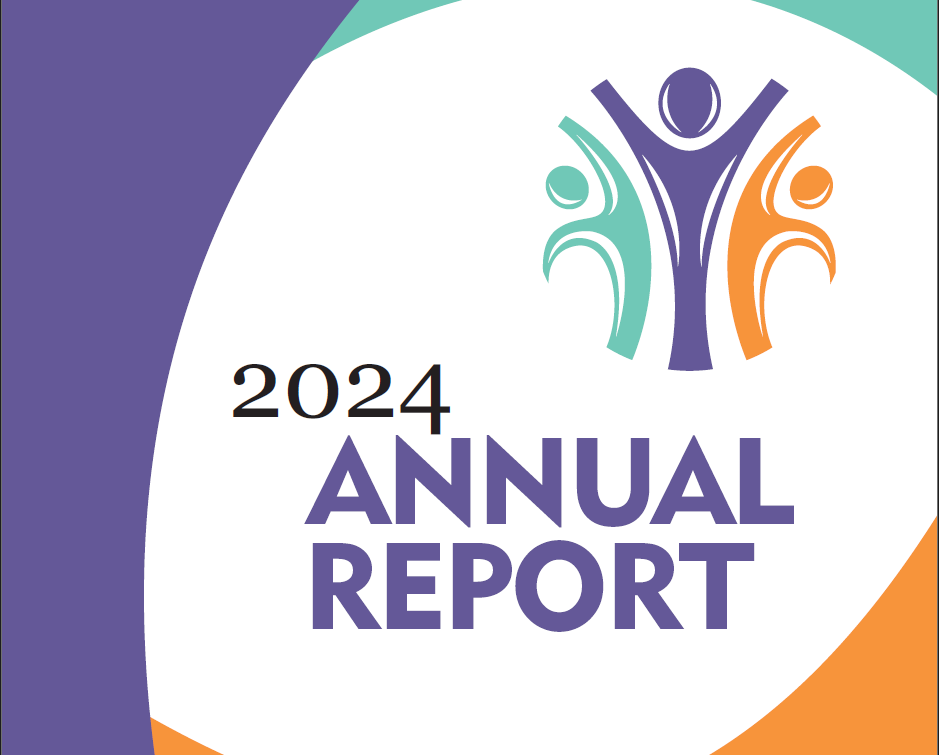 graphic showing the cover of columbia community care 2024 annual report