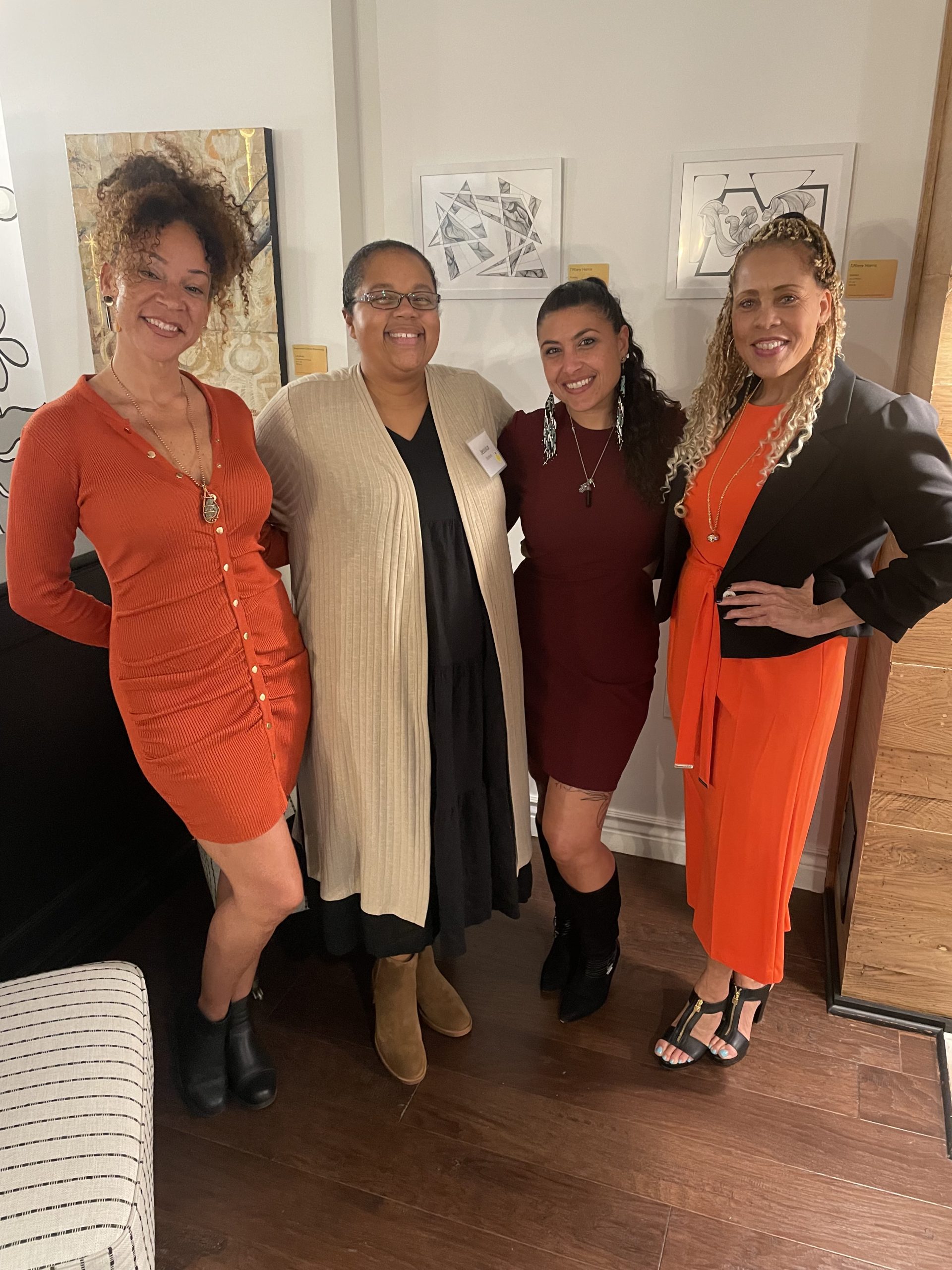 Stephanie Lightfoot stands with other CCC leadership and board members.